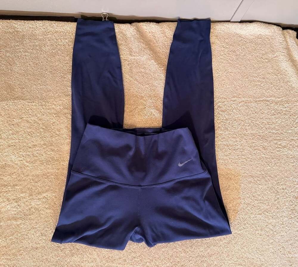 Nike Zenvy Dri-Fit Leggings Size S Blue Athletic Pants